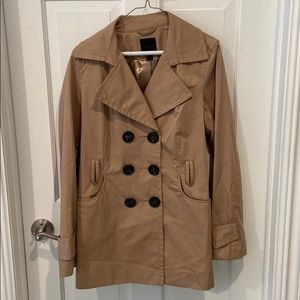 Womens trench coat, size Small